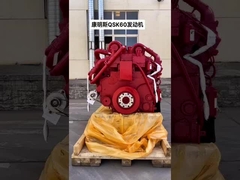 लकड़ी के बॉक्स पूर्ण सेट डीजल इंजन इकट्ठा निकास प्रणाली के साथ QSK50